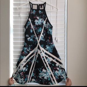 Mini dress w/ vibrant designs